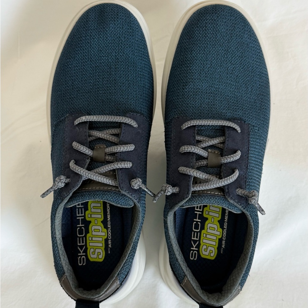 Men’s Skechers Navy Blue Slip-On Shoes